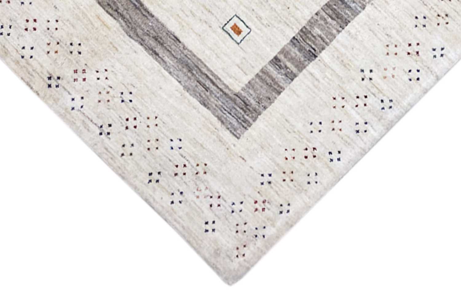 Natürlicher Gabbeh Teppich (170x240 cm / 6x8 ft) - German Carpet Shop