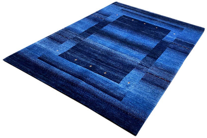 Blauer Gabbeh Teppich 170x240cm - German Carpet Shop
