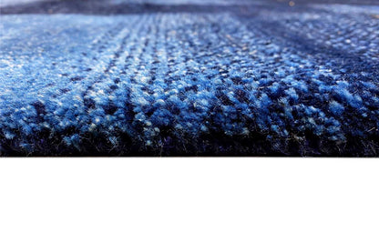 Blauer Gabbeh Teppich 170x240cm - German Carpet Shop