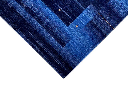 Blauer Gabbeh Teppich 170x240cm - German Carpet Shop