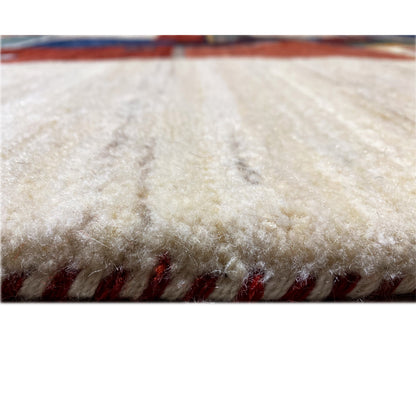 Gabbeh Exklusiver Teppich Beige 349x245 cm - German Carpet Shop