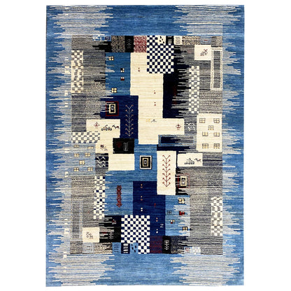 Abstrakter Gabbeh Teppich, 241x169 cm - German Carpet Shop