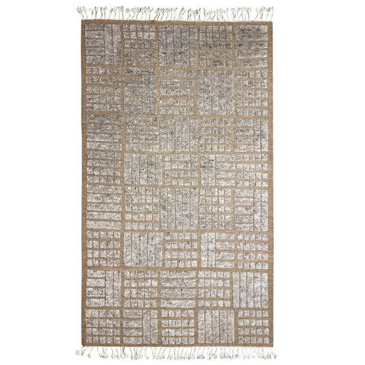  Brauner Berber-Wollteppich 260x165 cm - Geometrisches Muster - Premium Berber Teppich from German Carpet Shop - Just €449! Shop now at German Carpet Shop