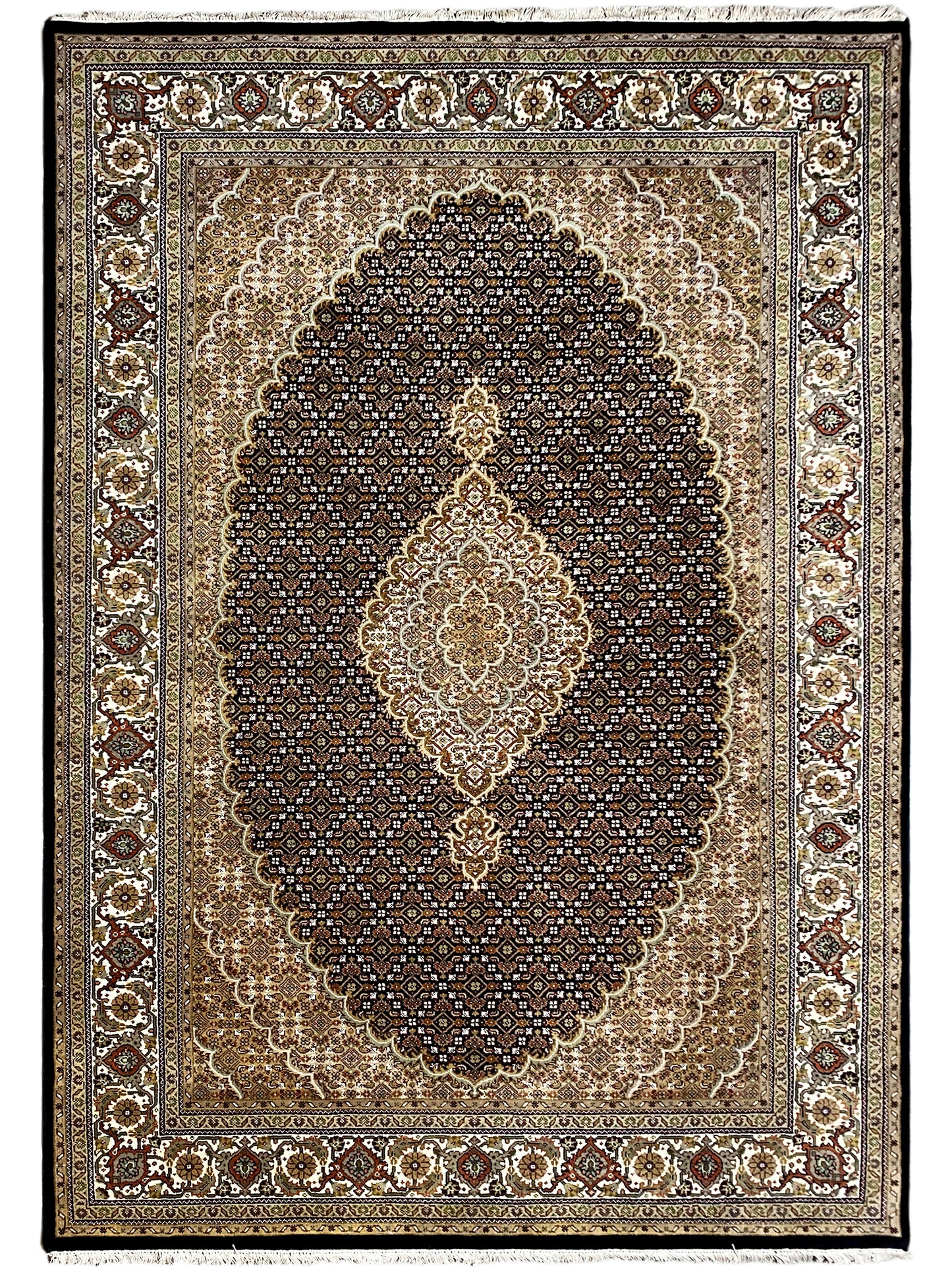 Indo Tabriz Rug - 298x194 cm