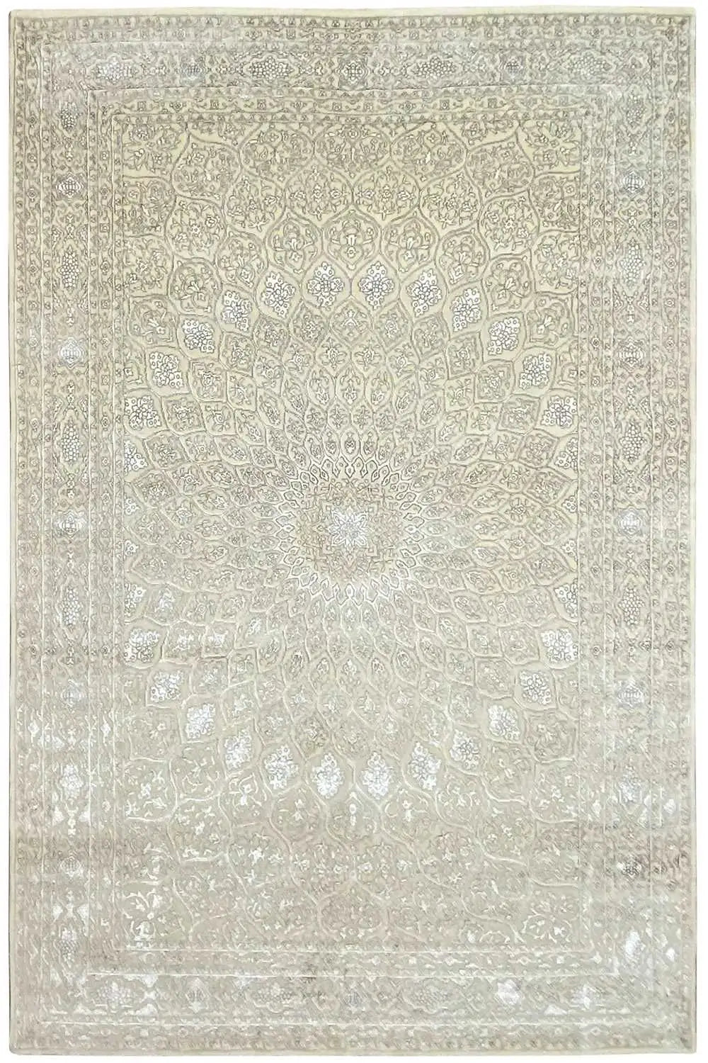 Indo Täbriz Teppich - (301x200 cm) - Premium Teppich from German Carpet Shop - Just €1500! Shop now at German Carpet Shop