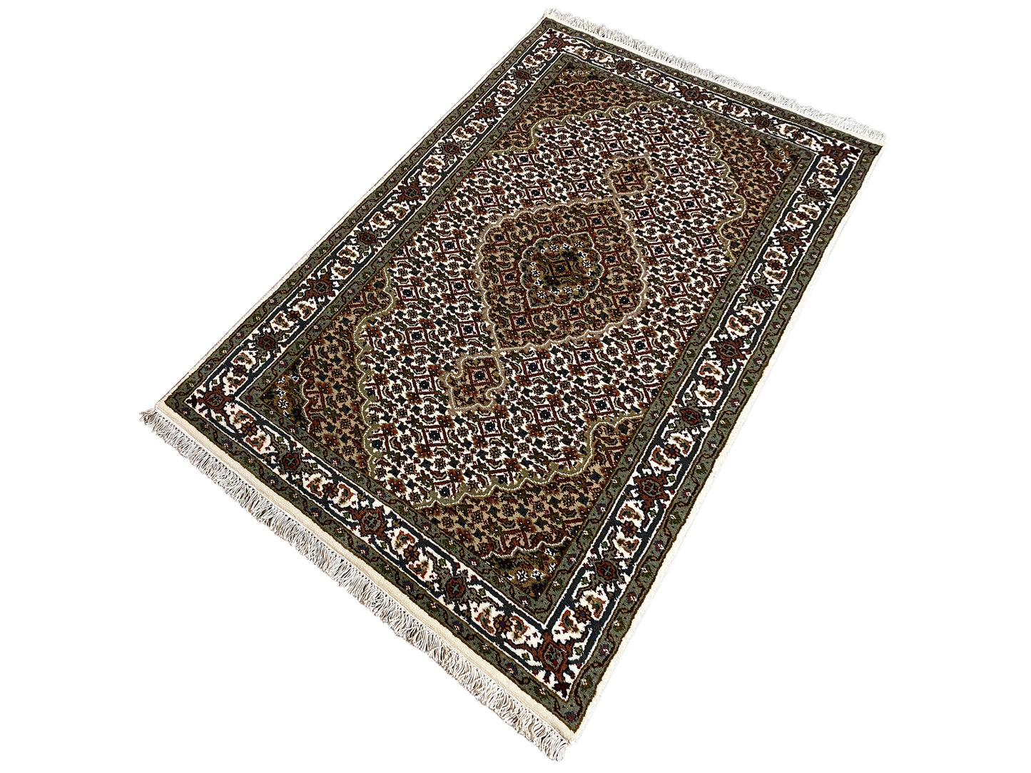 Indo Tabriz Carpet - (165x90 cm)