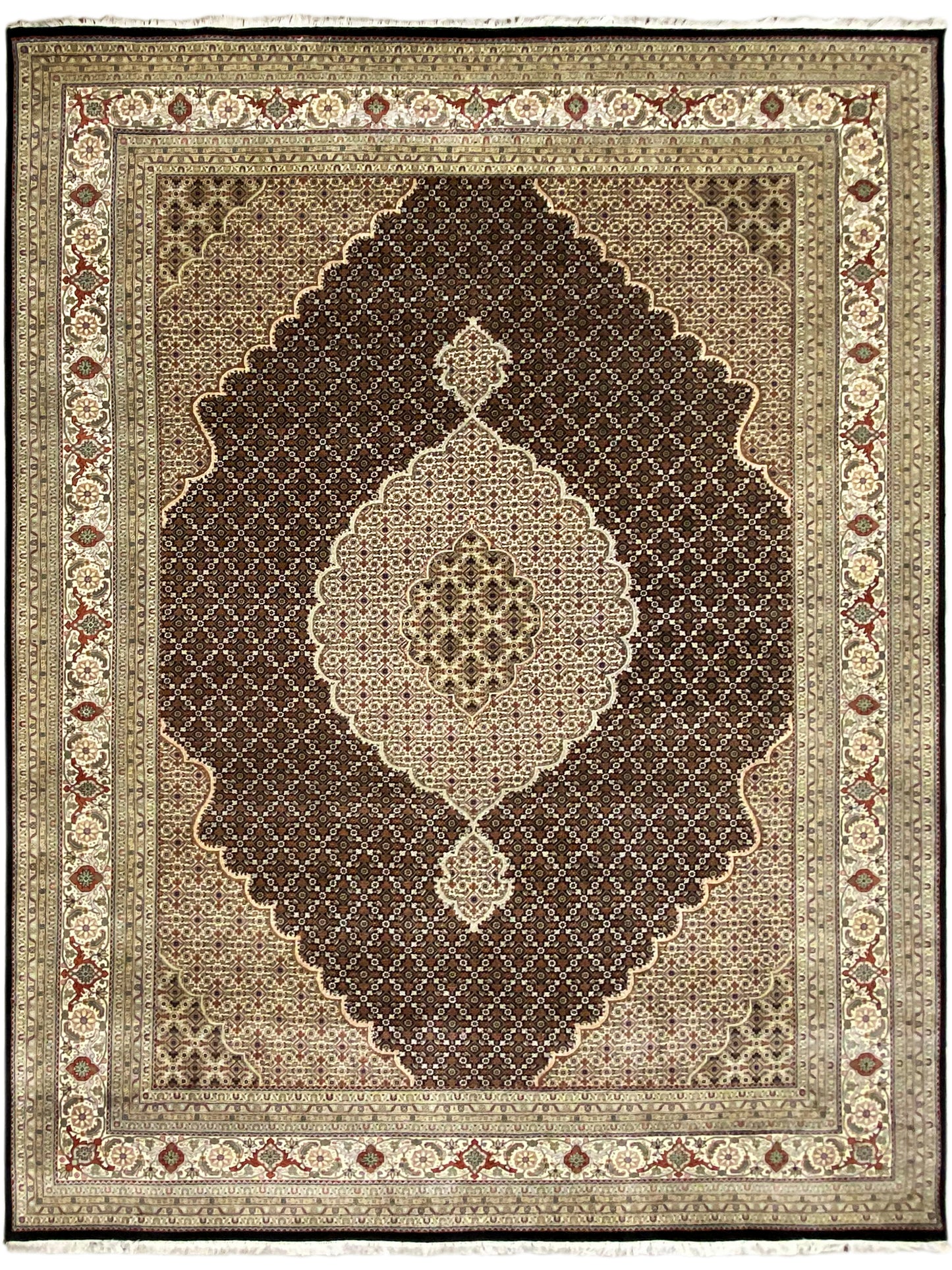 Indo Täbriz Teppich - 346x247 cm