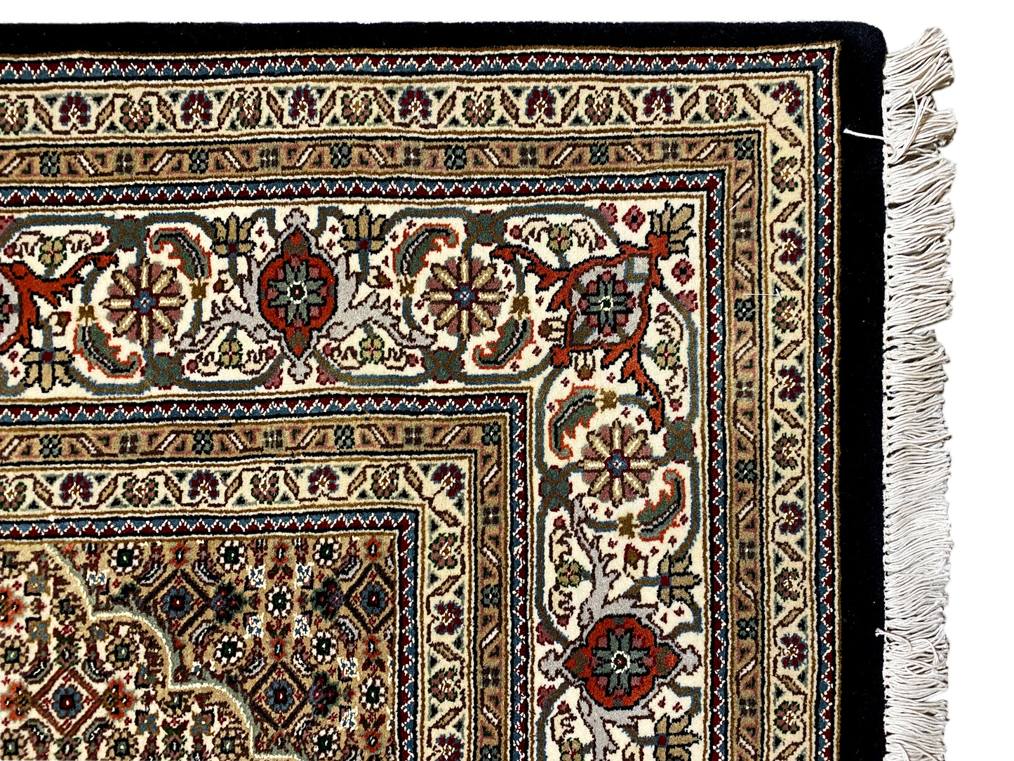 Indo Tabriz Carpet - (241x175 cm)