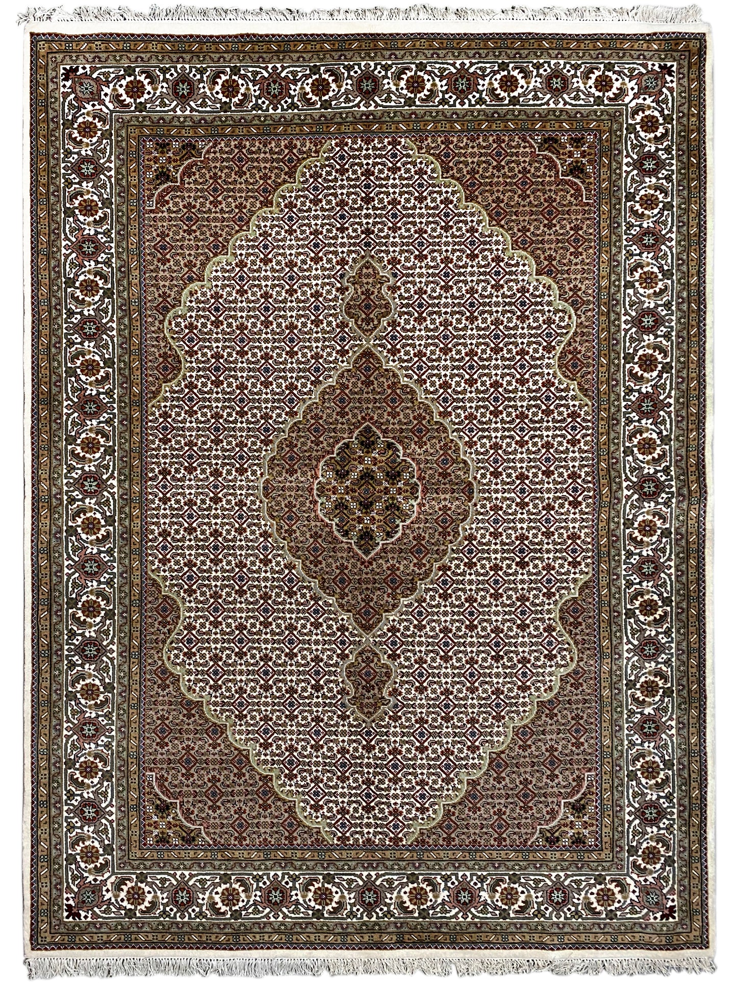 Indo Tabriz Carpet - 1419411 (245x173 cm)