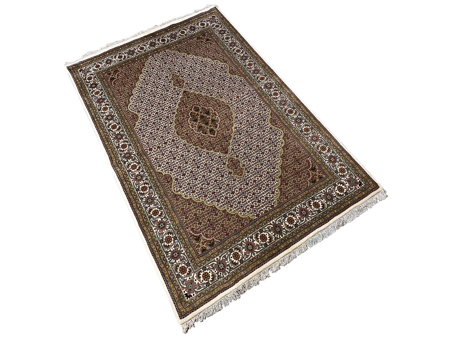 Indo Tabriz Carpet - 1419411 (245x173 cm)