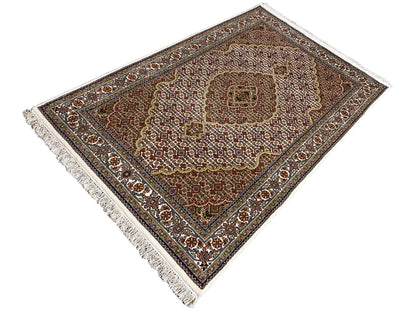 Indo Tabriz Carpet - (184x123 cm)