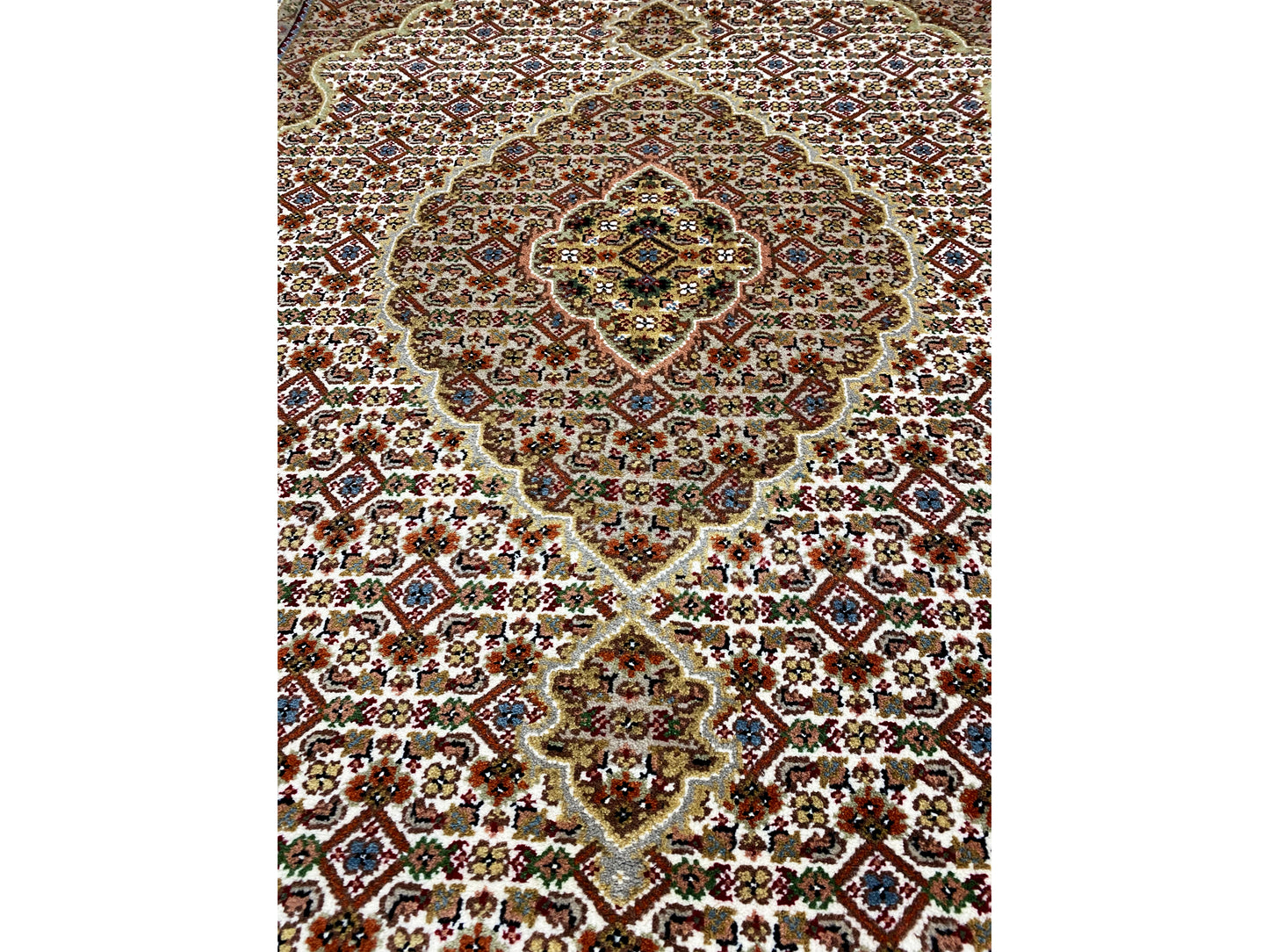 Indo Tabriz Carpet - (184x123 cm)
