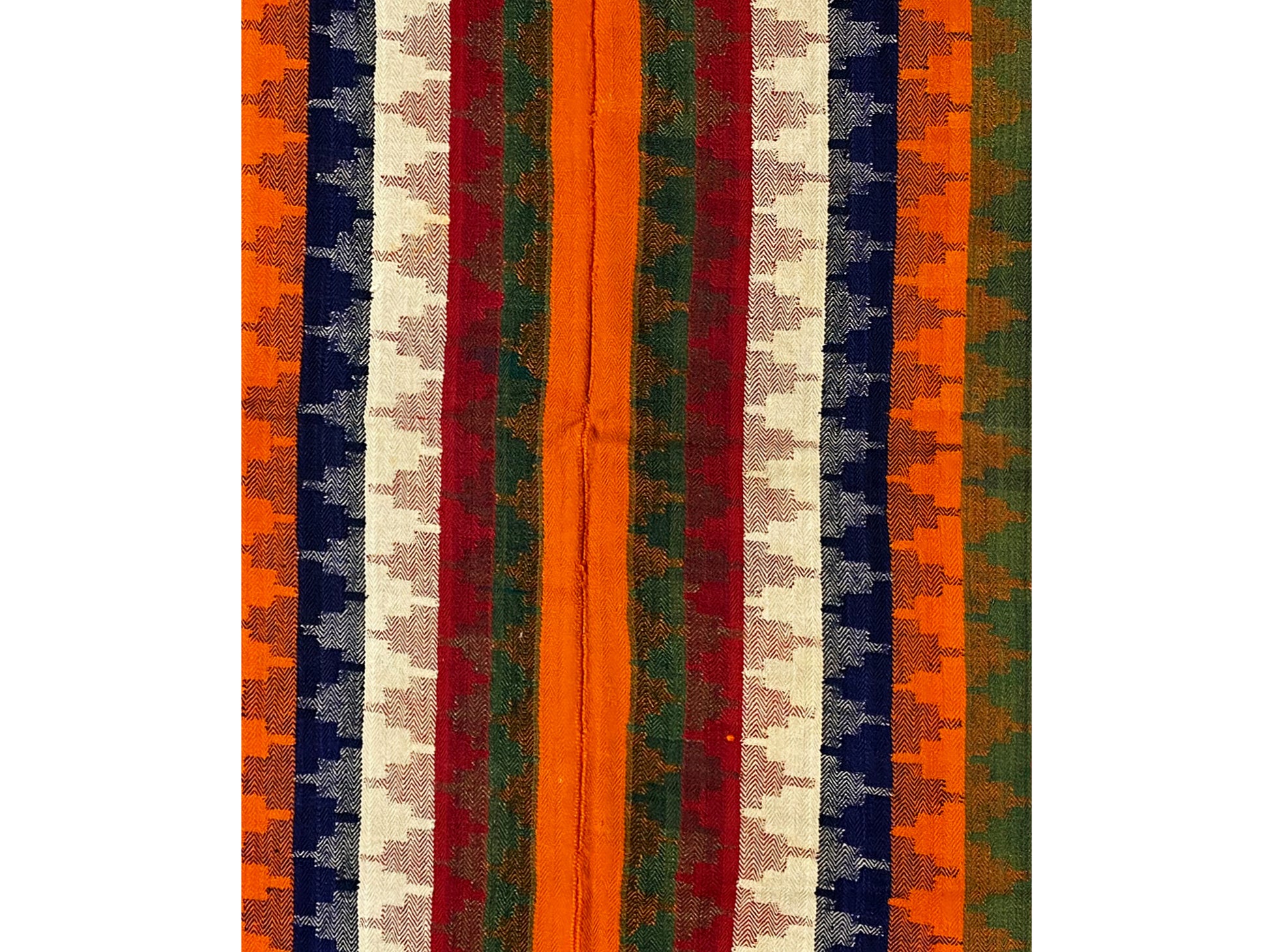 Esszimmer handgewebter Multicolor Jajim Teppich aus Wolle