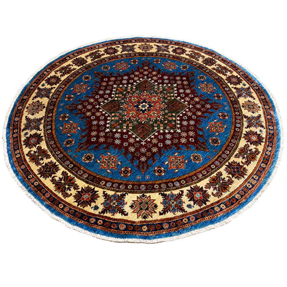 Runder Kazak Teppich, 197x196 cm - German Carpet Shop