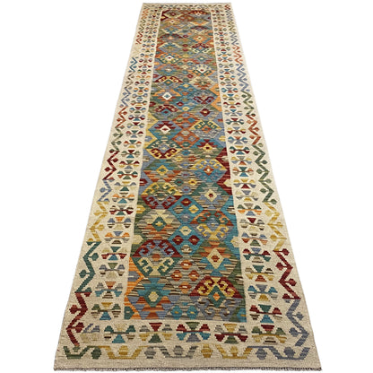 Kelim Runner Afghan 386x87cm