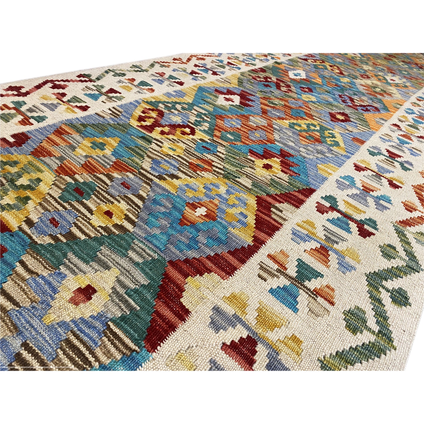 Kelim Runner Afghan 386x87cm