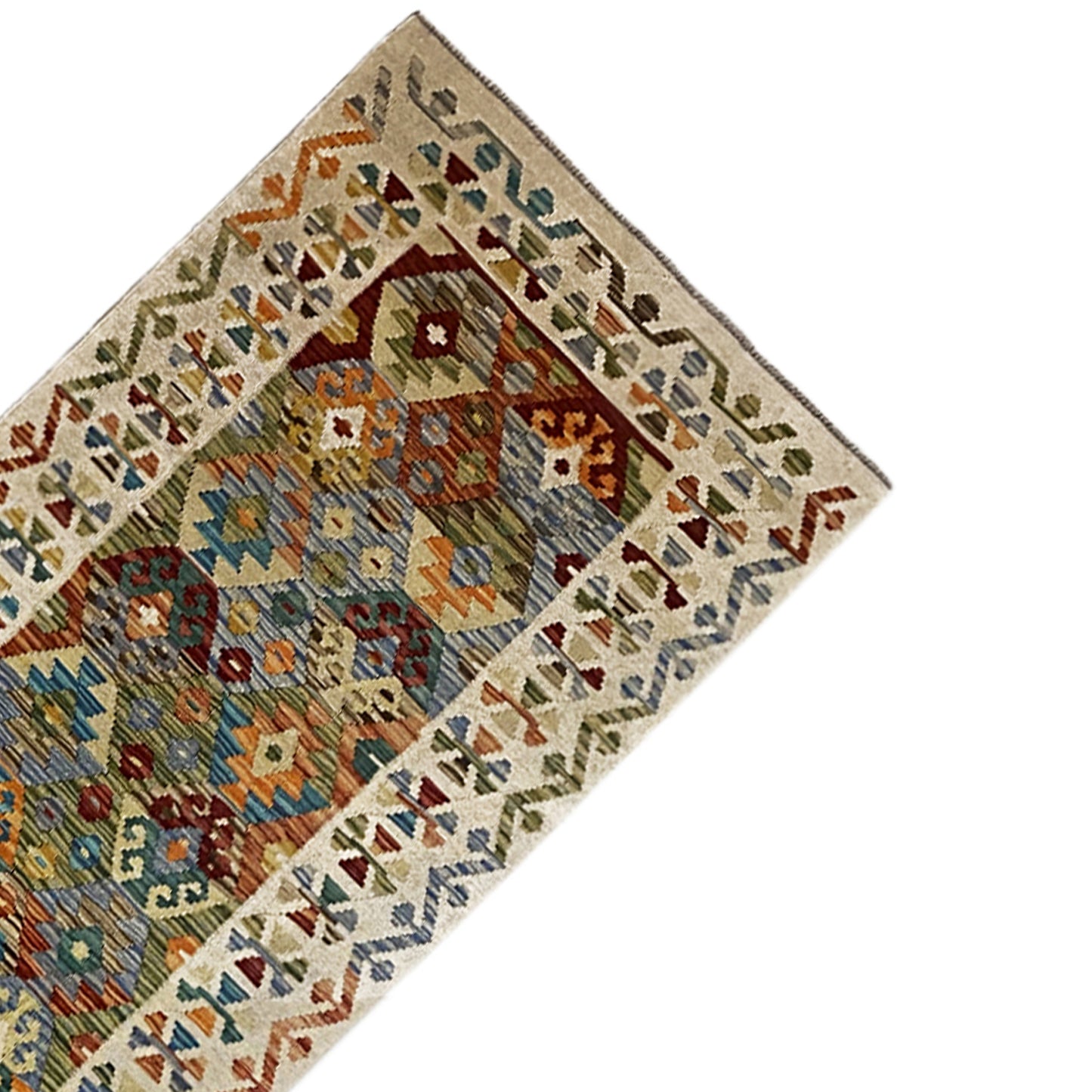 Kelim Runner Afghan 386x87cm