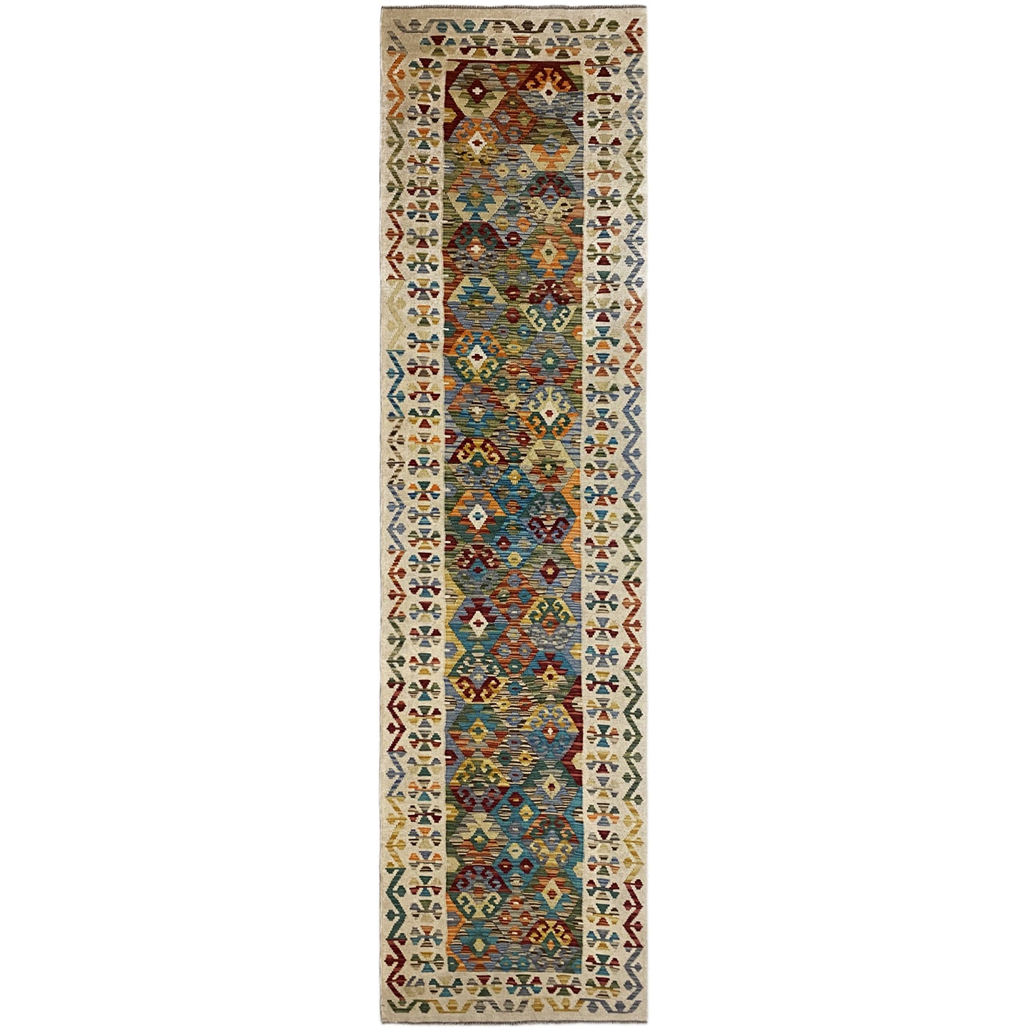 Kelim Runner Afghan 386x87cm