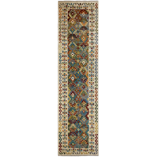 Kelim Runner Afghan 386x87cm