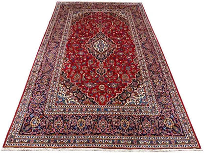 Keshan - Rot (308x205 cm) - German Carpet Shop