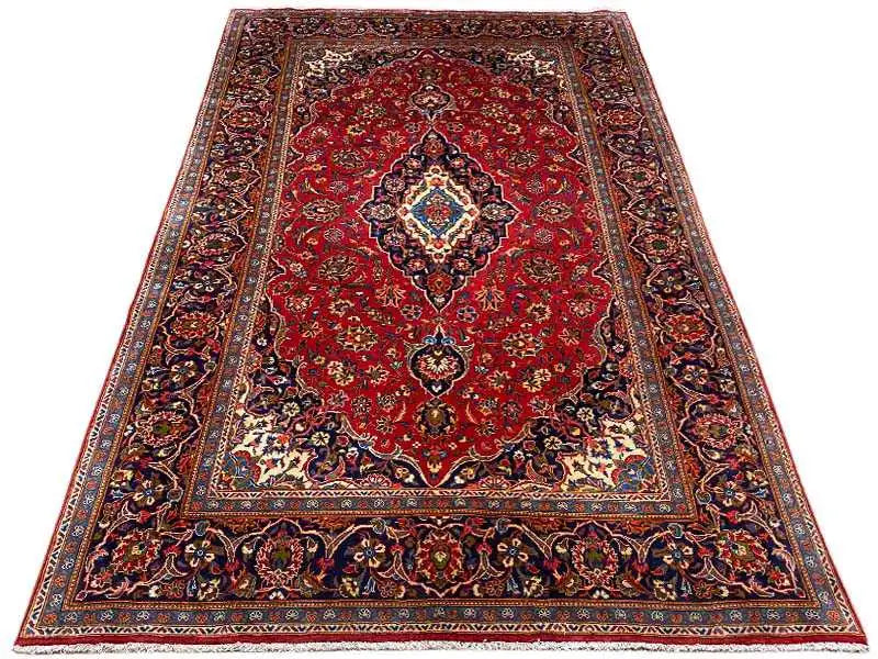 Keshan - Rot (325x197cm) - German Carpet Shop