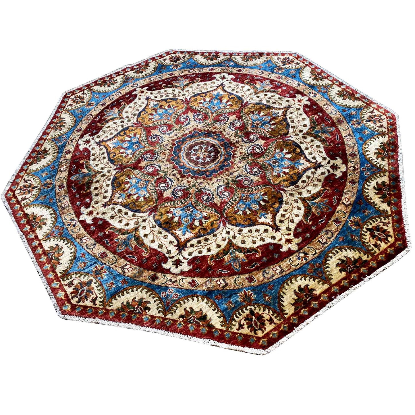 Achteckiger Khorjin Teppich, 177x171 cm - German Carpet Shop