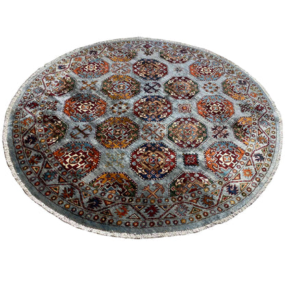 Runder Khorjin Teppich, 180x176 cm - German Carpet Shop