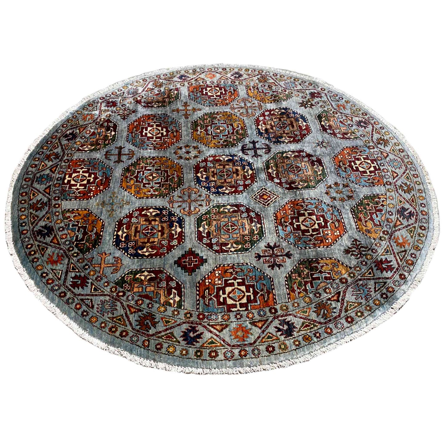 Runder Khorjin Teppich, 180x176 cm - German Carpet Shop