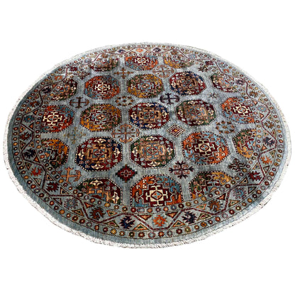 Runder Khorjin Teppich, 180x176 cm - German Carpet Shop