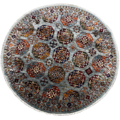 Runder Khorjin Teppich, 180x176 cm - German Carpet Shop