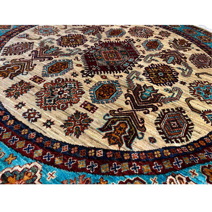 Runder Khorjin Teppich, 179x179 cm - German Carpet Shop
