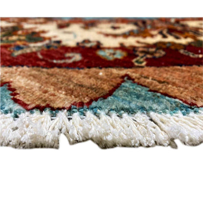 Runder Khorjin-Wollteppich, 202x197 cm - German Carpet Shop