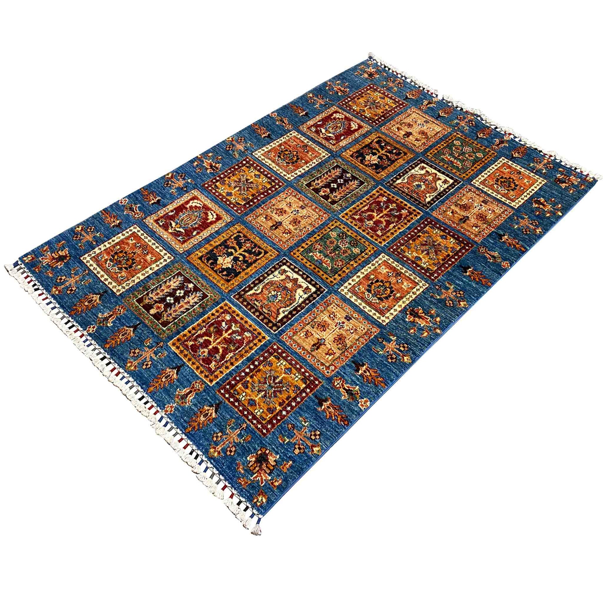 Khorjin Teppich - Handgesponnene Wolle, 162x104 cm - German Carpet Shop