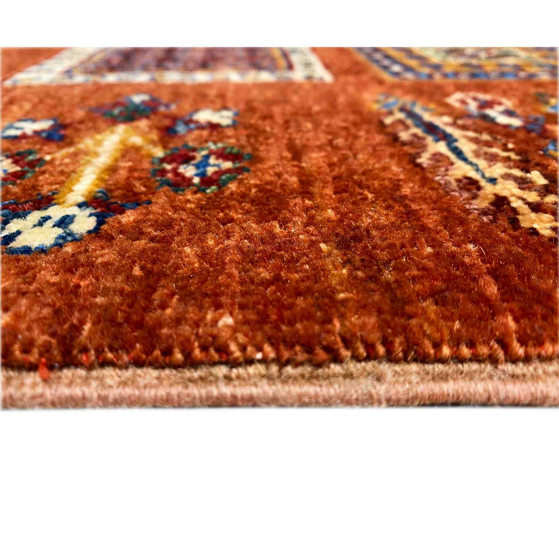 Khorjin Wollteppich, Ziegelrot, 163x108 cm - German Carpet Shop