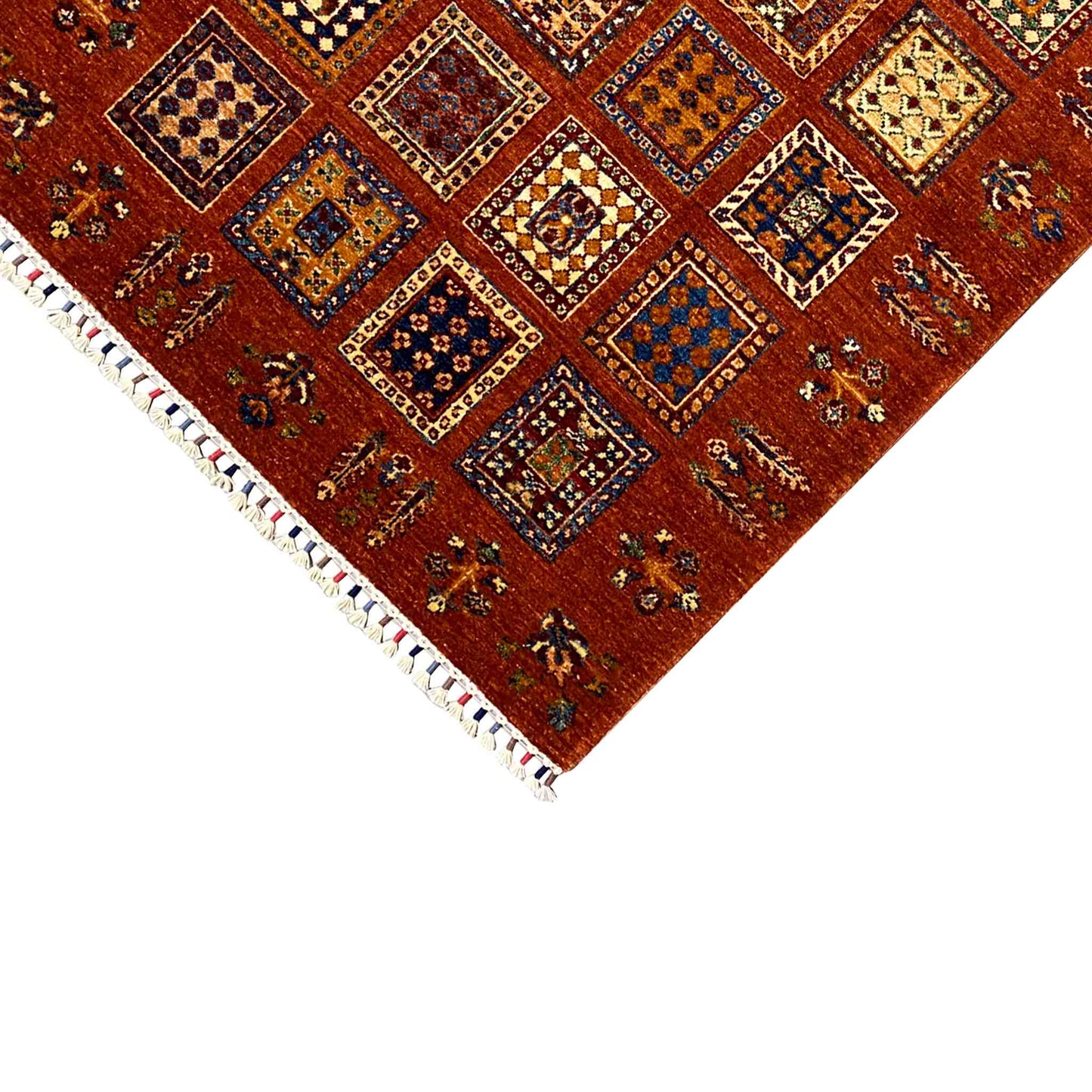 Khorjin Wollteppich, Ziegelrot, 163x108 cm - German Carpet Shop