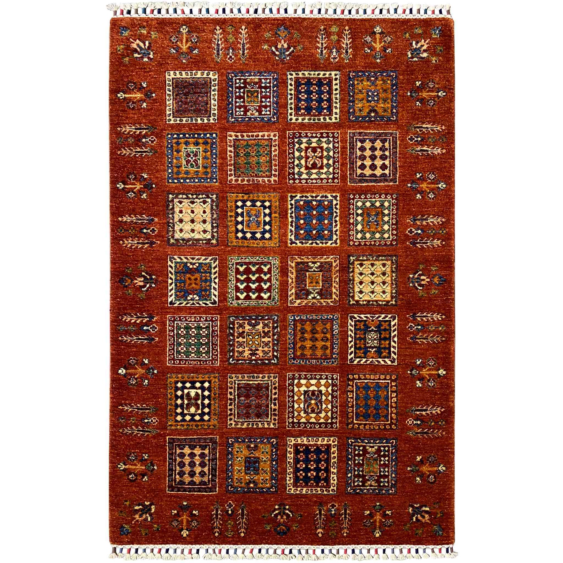 Khorjin Wollteppich, Ziegelrot, 163x108 cm - German Carpet Shop