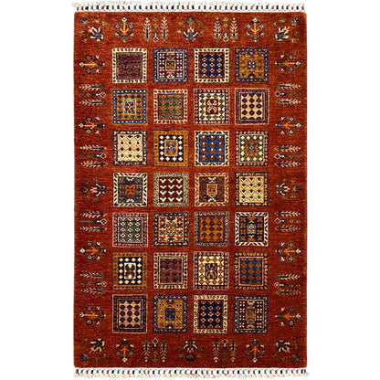 Khorjin Wollteppich, Ziegelrot, 163x108 cm - German Carpet Shop