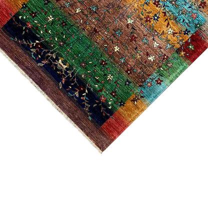 Afghan Khorjin Teppich, Mehrfarbig, 209x157 cm - German Carpet Shop