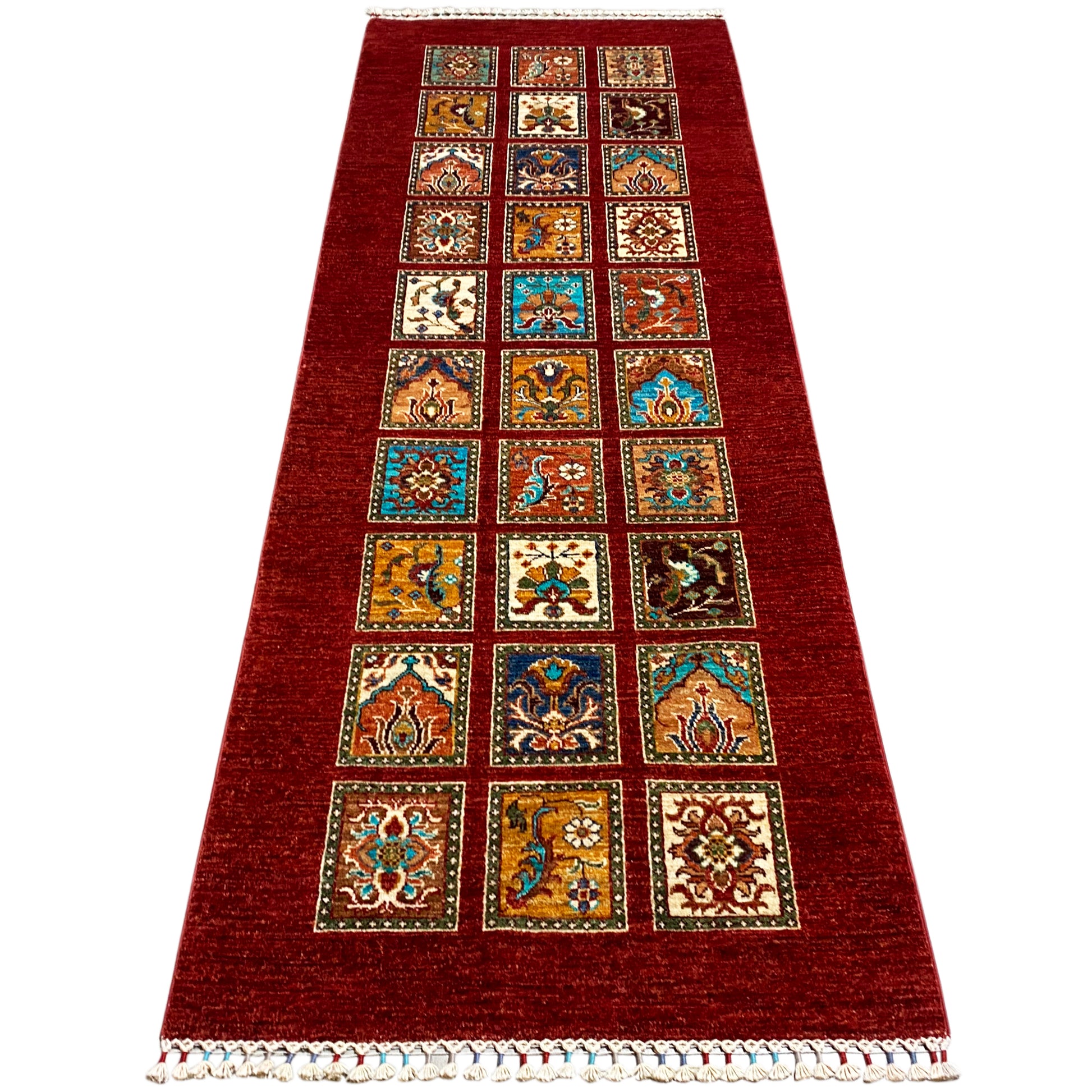 Handgeknüpfter Khorjin Läufer 248x89 cm - German Carpet Shop