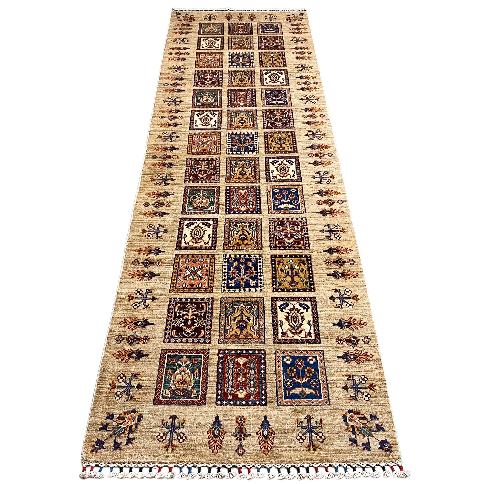 Handgeknüpfter Khorjin Läufer 293x88 cm - German Carpet Shop