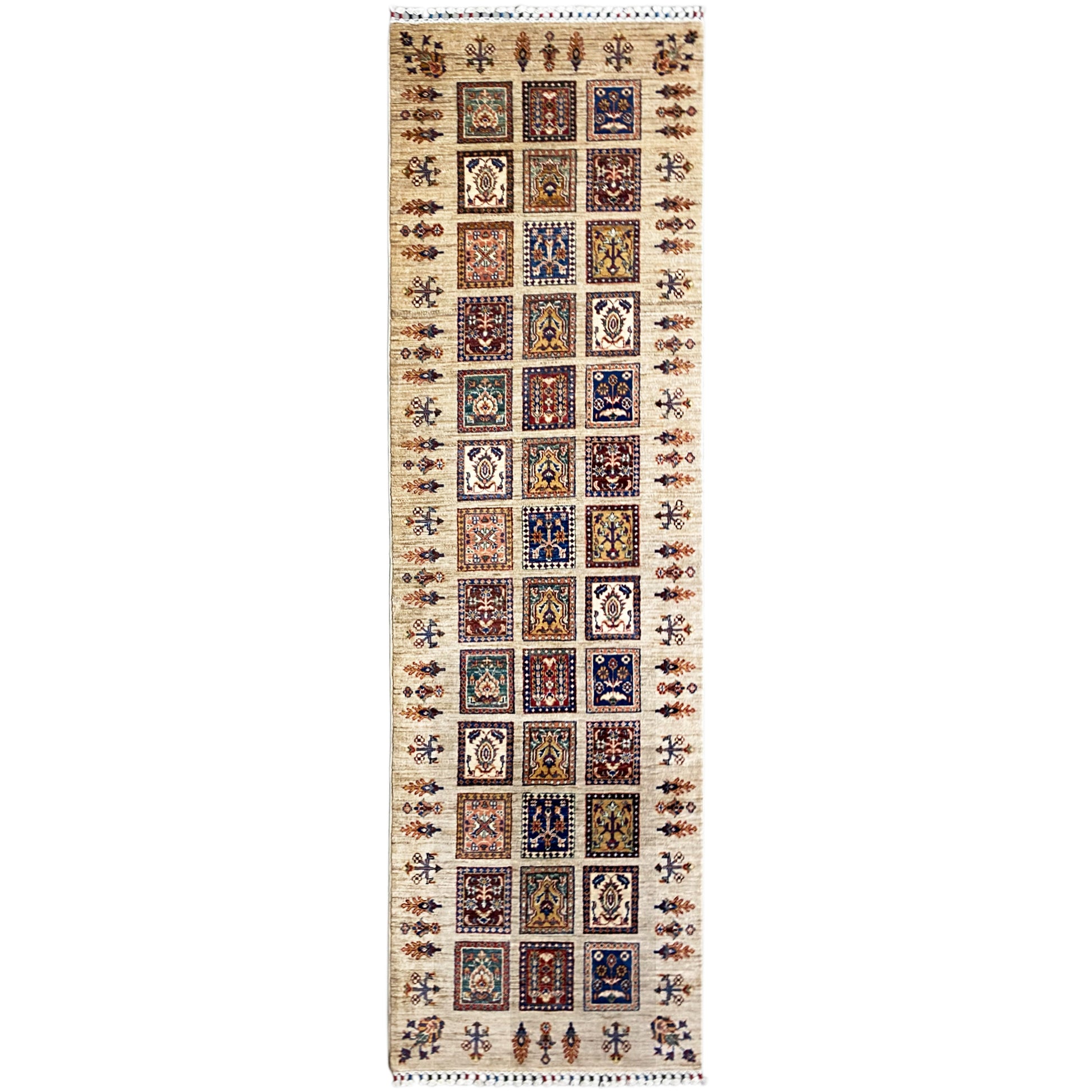 Handgeknüpfter Khorjin Läufer 293x88 cm - German Carpet Shop