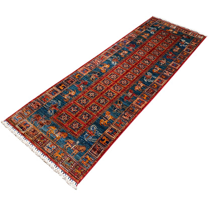 Handgeknüpfter Khorjin Läufer 257x84 cm - German Carpet Shop