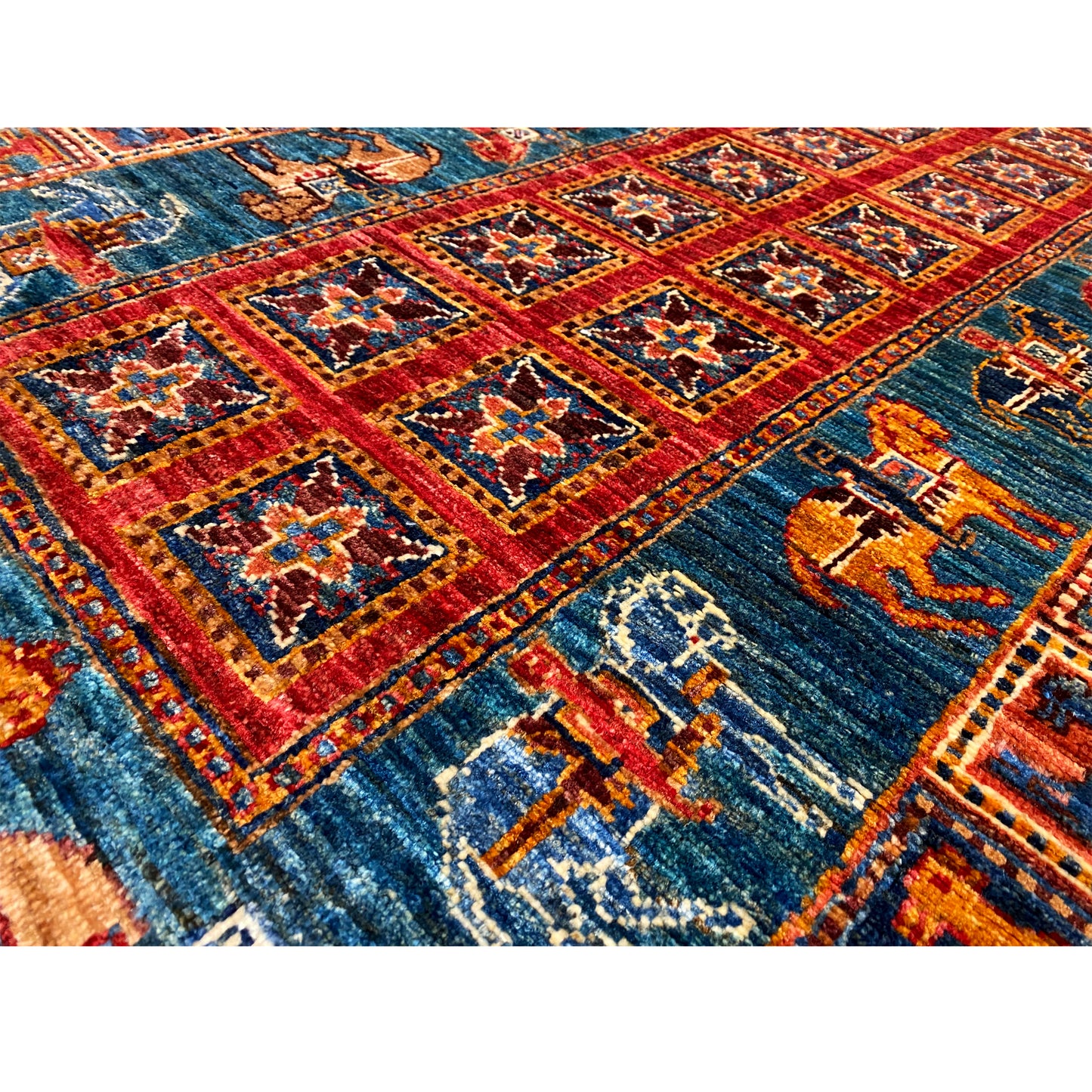 Handgeknüpfter Khorjin Läufer 257x84 cm - German Carpet Shop