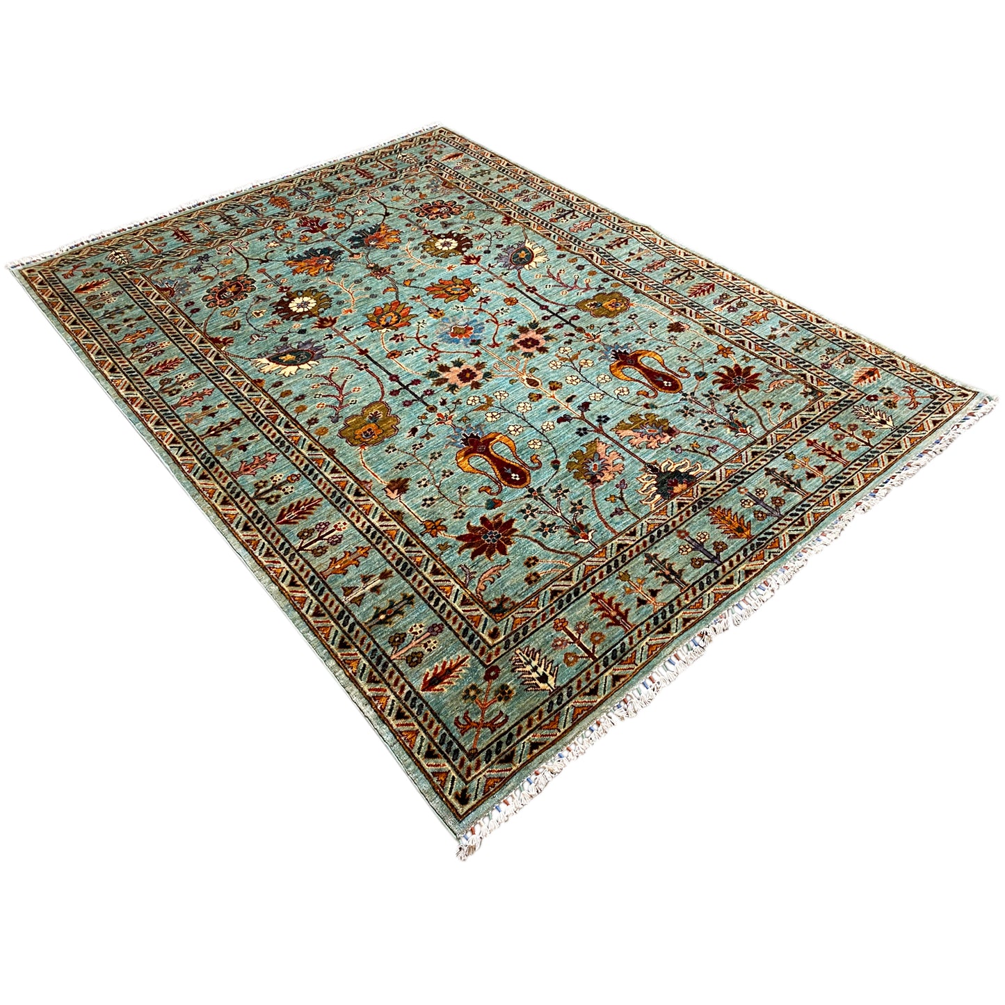 Handgeknüpfter Khorjin Teppich 243x182 cm - German Carpet Shop