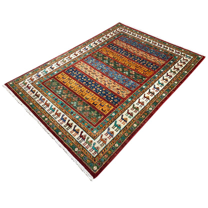 Khorjin Teppich - Nomadishe Stammeskunst, 208x153 cm - German Carpet Shop