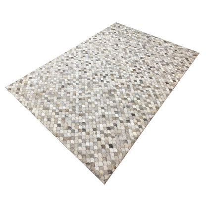 Muschel Kalbsleder Teppich 228x159 cm - German Carpet Shop