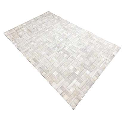 Eleganter gewebter Lederteppich – 250x155 cm - German Carpet Shop