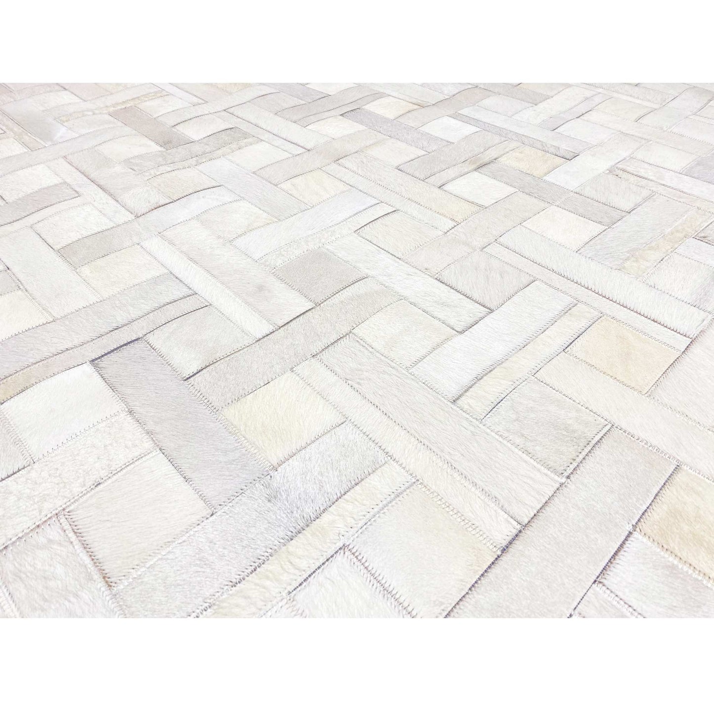 Eleganter gewebter Lederteppich – 250x155 cm - German Carpet Shop