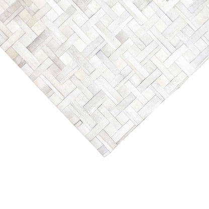 Eleganter gewebter Lederteppich – 250x155 cm - German Carpet Shop