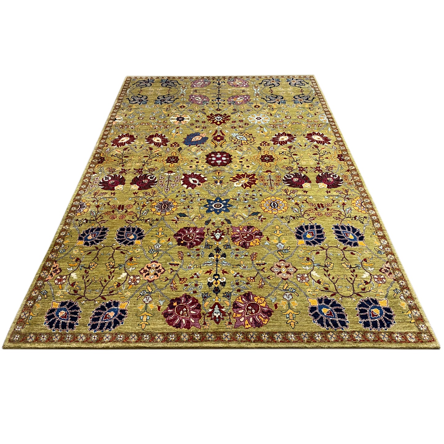 Beiger Luri Gabbeh Abstrakt 299x200 cm - German Carpet Shop